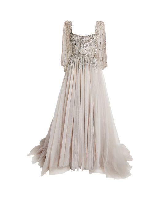 Jenny Packham Embellished Bunny Blooms Gown
