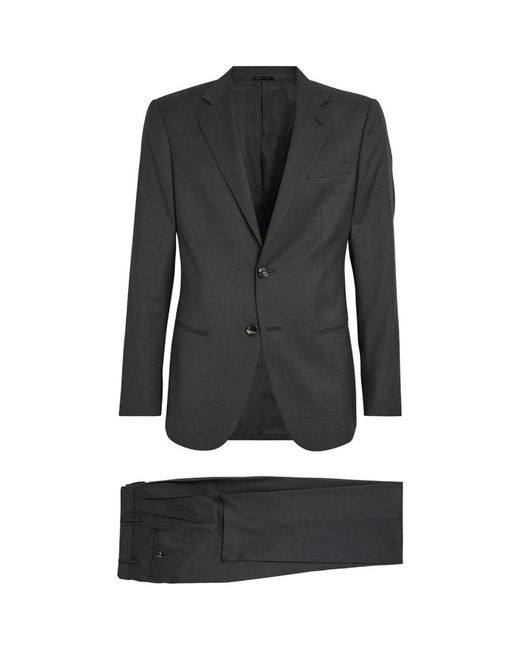 Giorgio Armani Wool Single-Breasted Two-Piece Suit