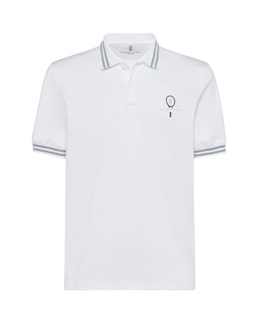 Brunello Cucinelli Cotton Tennis Polo Shirt