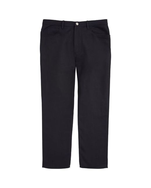 Giorgio Armani Linen-Cotton Straight Jeans