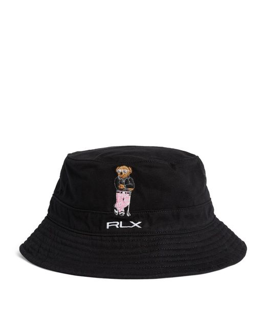 Polo Golf by Ralph Lauren Embroidered Polo Bear Bucket Hat