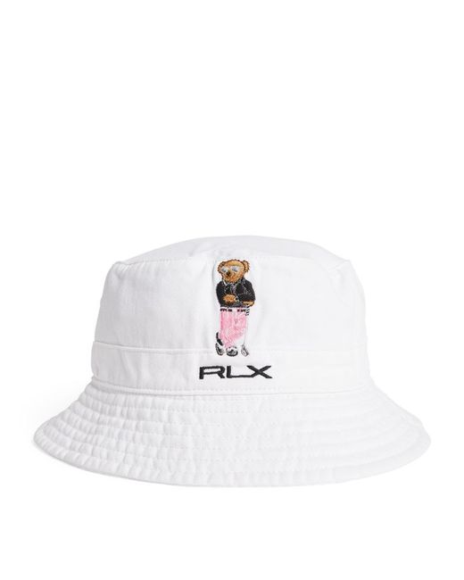 Polo Golf by Ralph Lauren Embroidered Polo Bear Bucket Hat