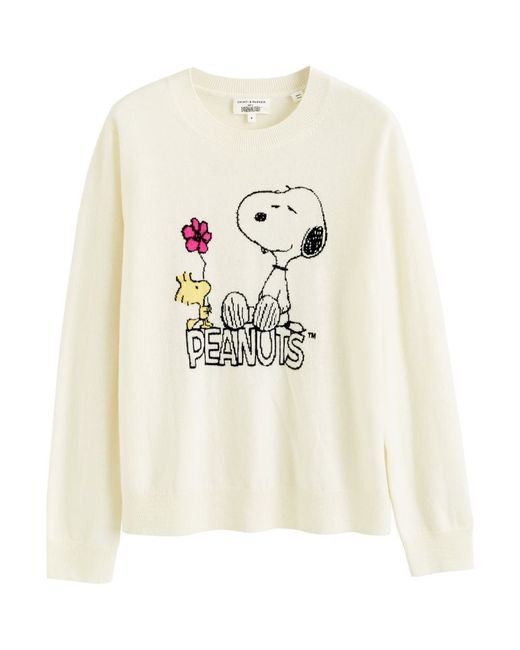 Chinti And Parker X Peanuts Flower Power Sweater