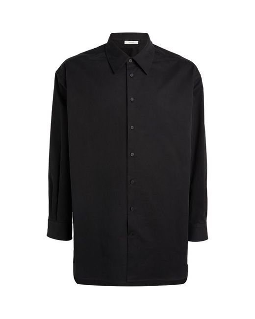 The Row Cotton-Cashmere Blend Lukre Shirt