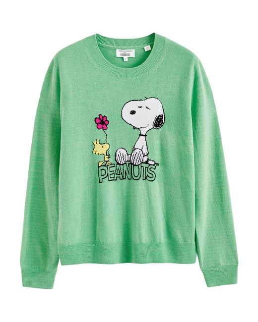 Chinti And Parker X Peanuts Flower Power Sweater