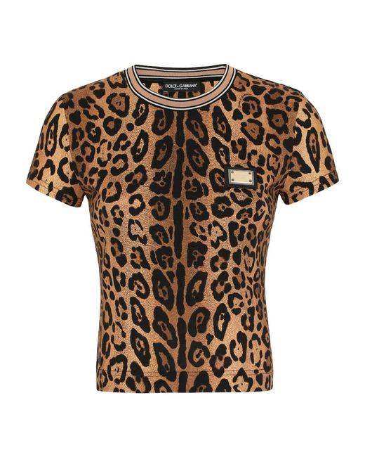 Dolce & Gabbana Leopard Print T-Shirt