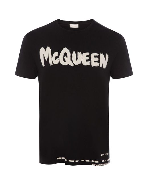 Alexander McQueen Graffiti Logo T-Shirt