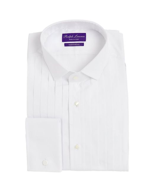 Ralph Lauren Purple Label Pleated Dexter Dress Shirt