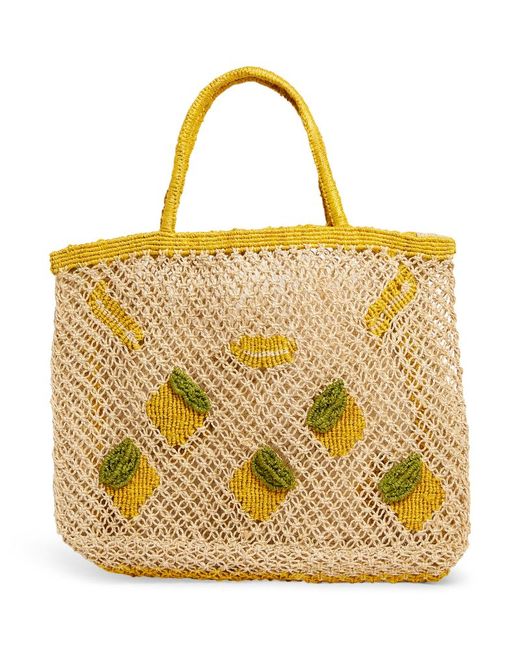 The Jacksons Small Lemon Tote Bag