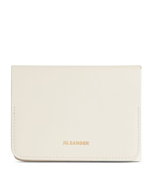 Jil Sander Leather Folded Card Holder