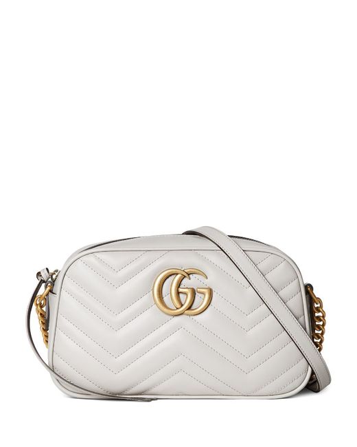 Gucci Small Leather Gg Marmont Cross-Body Bag