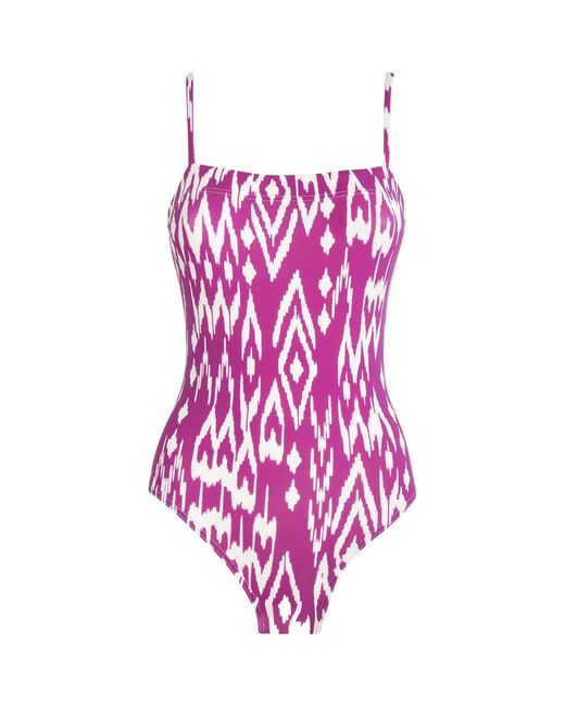 Eres Square-Neck Aquarelle Swimsuit