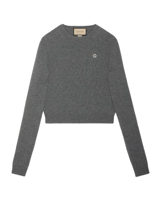 Gucci Wool-Cashmere Interlocking G Sweater