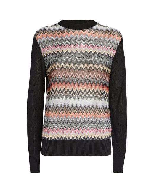 Missoni Cotton-Blend Zigzag Sweater