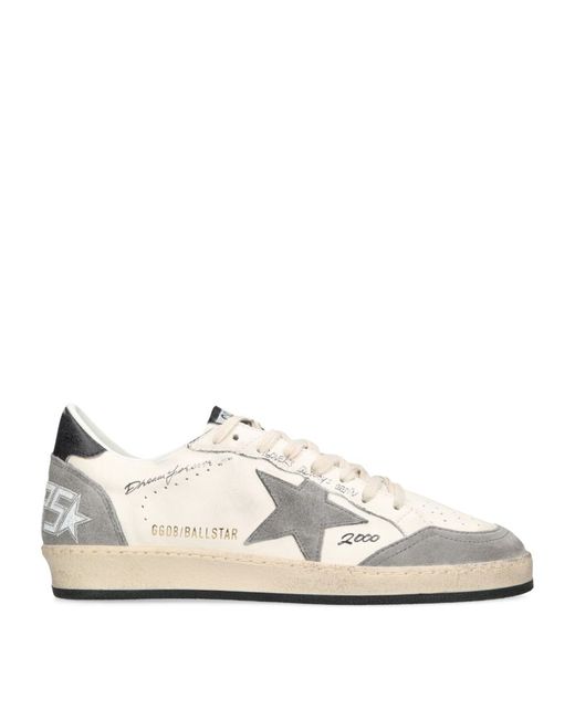 Golden Goose Leather Ball Star Sneakers