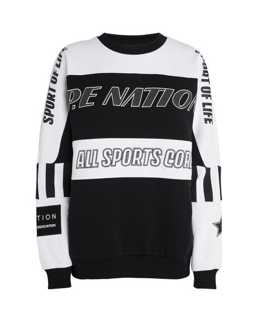 P.E Nation Graphic Track Record Sweatshirt