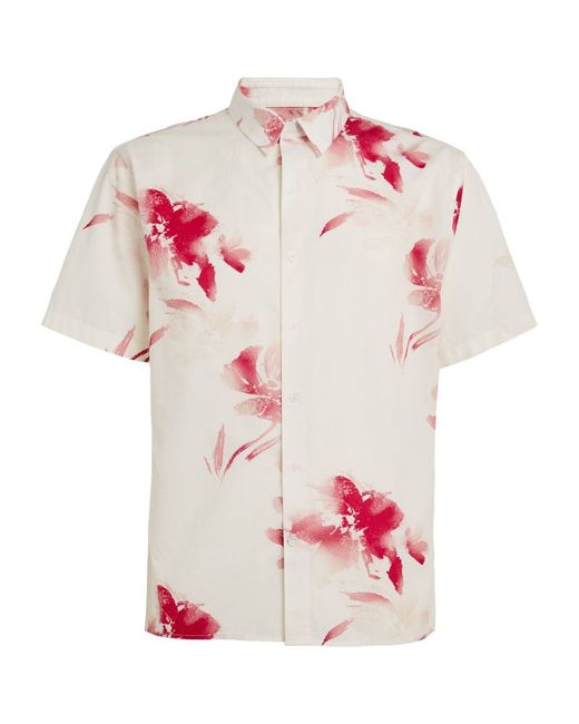 Vince Floral Short-Sleeve Shirt