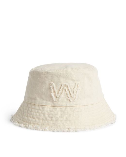 Weekend Max Mara Fringed Monogram Bucket Hat