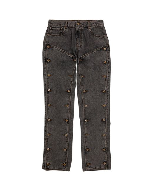 Y / Project Evergreen Snap-Off Straight Jeans