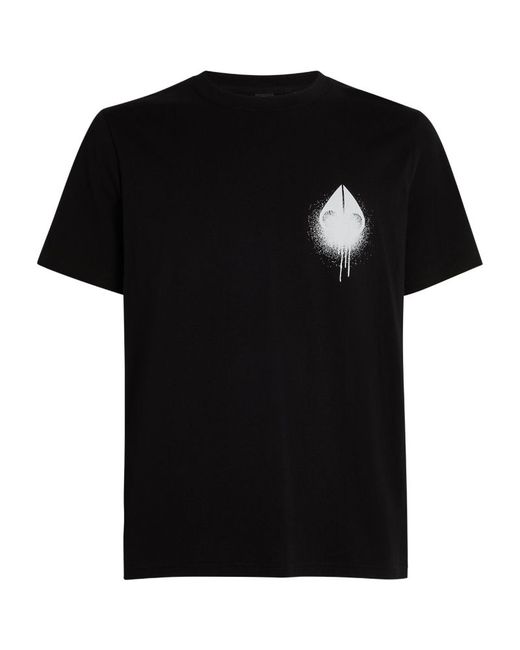 Moose Knuckles Spray Paint Logo T-Shirt