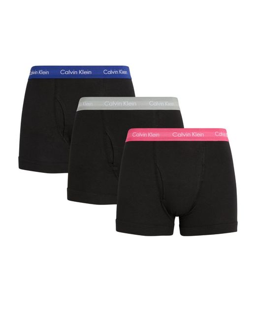 Calvin Klein Cotton Stretch Trunks Pack Of 3
