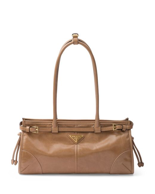 Prada Medium Leather Top-Handle Bag