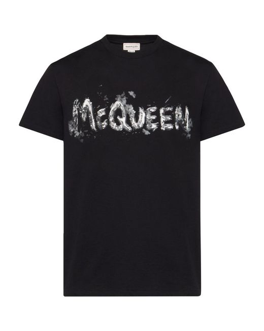 Alexander McQueen Mcqueen Graffiti T-Shirt
