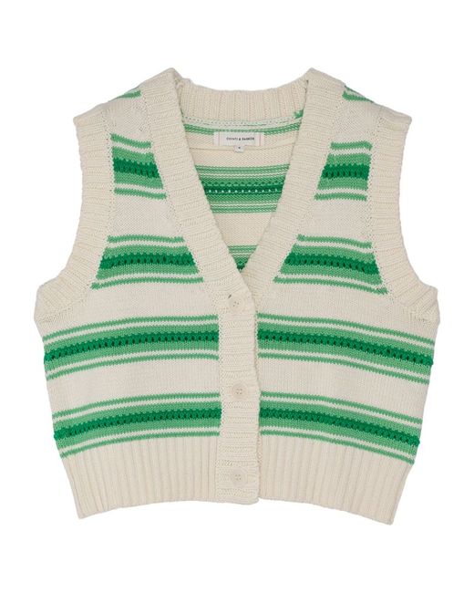 Chinti And Parker Crochet Sweater Vest