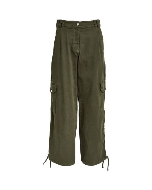 Max & Co . Stretch-Cotton Cargo Trousers