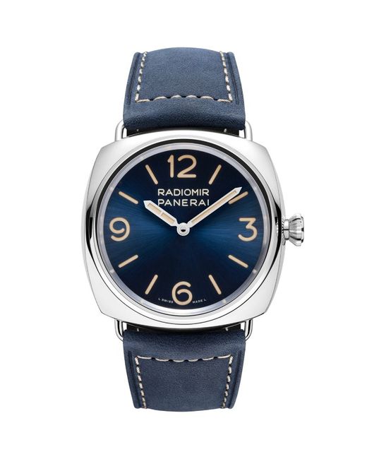 Panerai And Calf Leather Radiomir Officne Watch 45Mm