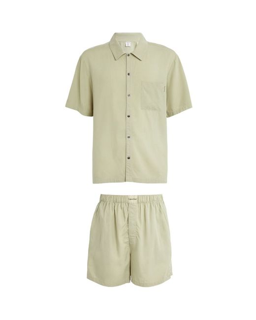 Calvin Klein Pyjama Shirt And Shorts Set