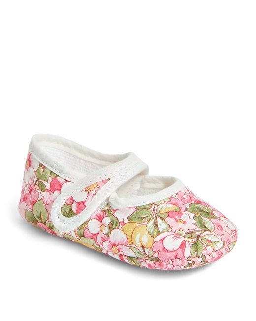 Pepa London Floral Woven Mary Janes