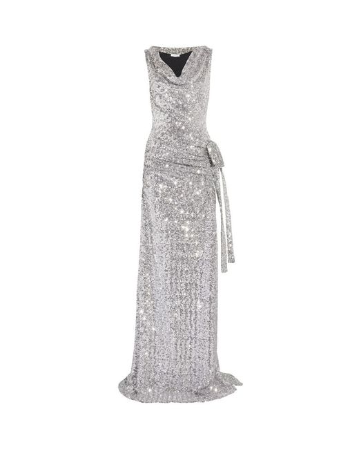 Rabanne Sequin-Embellished Gown