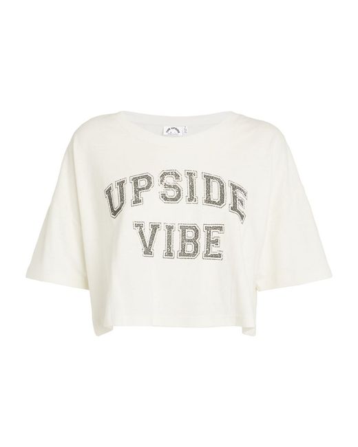 The Upside Hemp-Blend Varsity Print T-Shirt