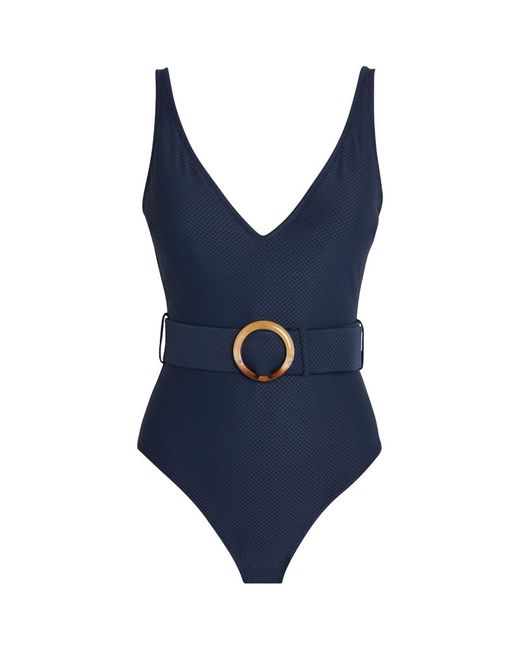 Heidi Klein Porto Cervo Belted Swimsuit