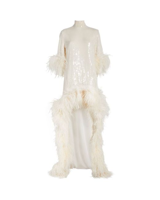 Taller Marmo Embellished Gina Extravaganza Maxi Dress
