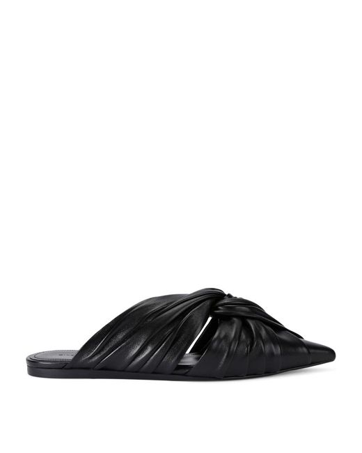 Givenchy Leather Twisted Mules