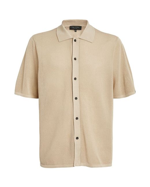 Rag & Bone Knitted Short-Sleeve Shirt
