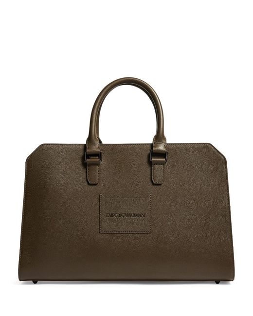 Emporio Armani Leather Briefcase
