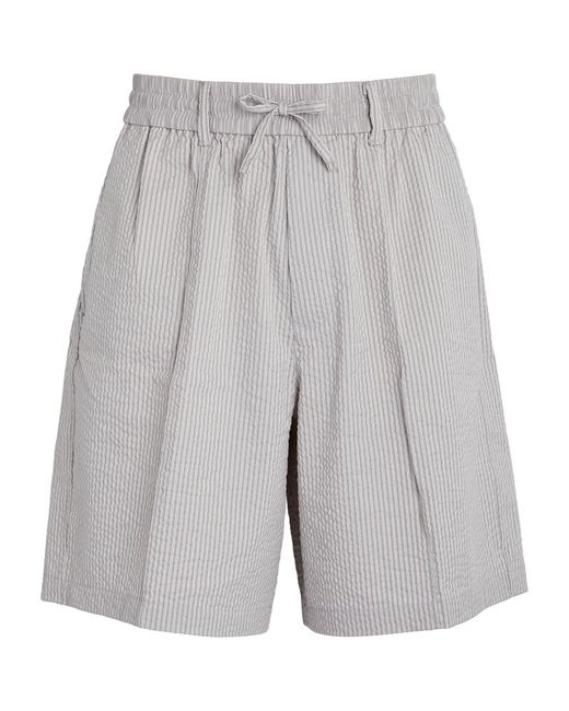 Emporio Armani Striped Bermuda Shorts