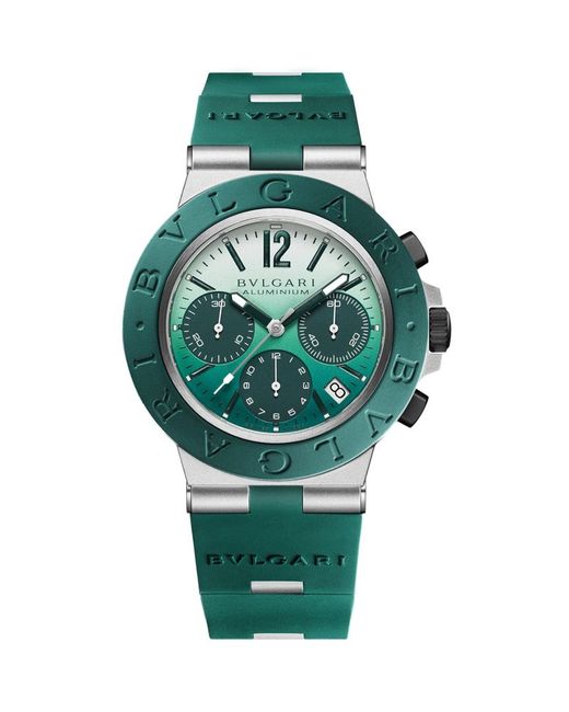 Bvlgari Smeraldo Chronograph Watch 40Mm