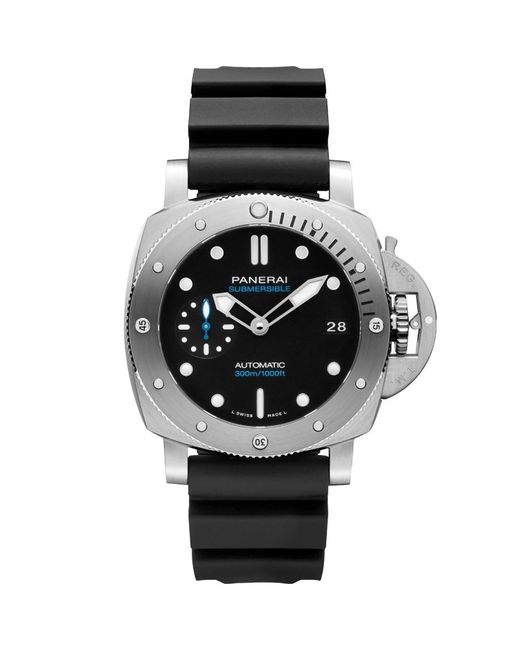 Panerai And Rubber Submersible Watch 42Mm