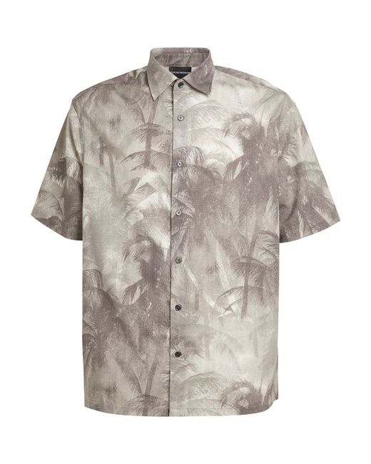 Emporio Armani Tropical Print Shirt