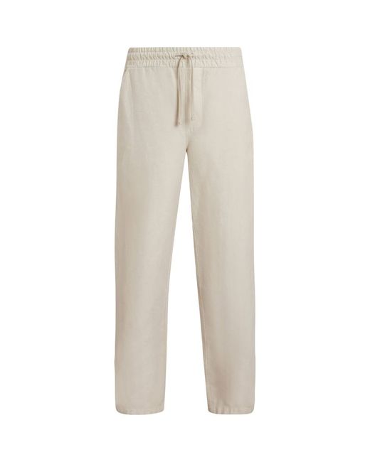 AllSaints Cotton-Linen Relaxed Hanbury Trousers