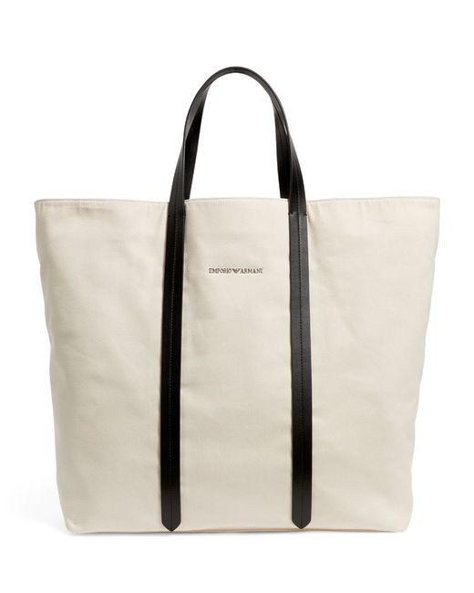 Emporio Armani Cotton Tote Bag