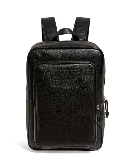 Emporio Armani Tumbled-Leather Backpack
