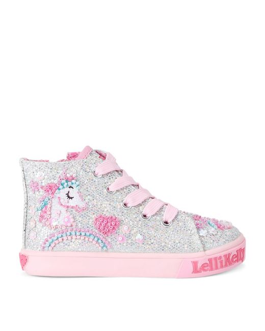Lelli Kelly Embellished Luce High-Top Sneakers