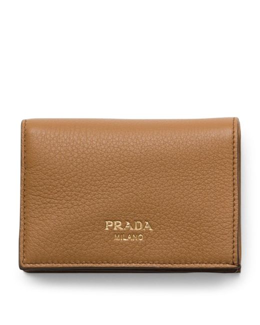 Prada Small Leather Bifold Wallet
