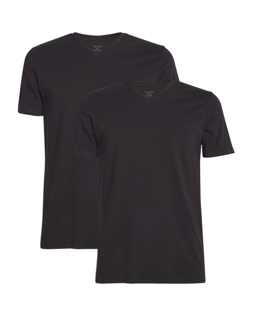Falke Cotton-Blend Daily Comfort T-Shirt Pack Of 2