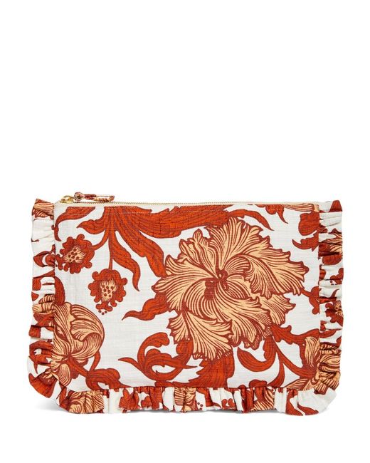 La Double J. Floral Hand Pochette Bag